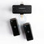 Powerology MFI Dual Connector Wireless Lavalier Microphone - 2000mAh / Black Accessories > Audio > Microphone