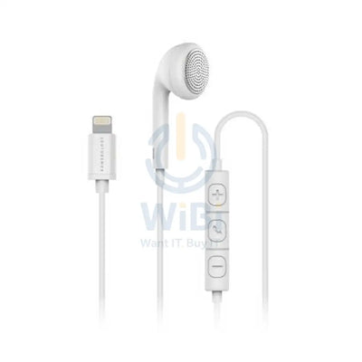Powerology Mono Earphone Lightning Connector - White Accessories > Audio > Headphones