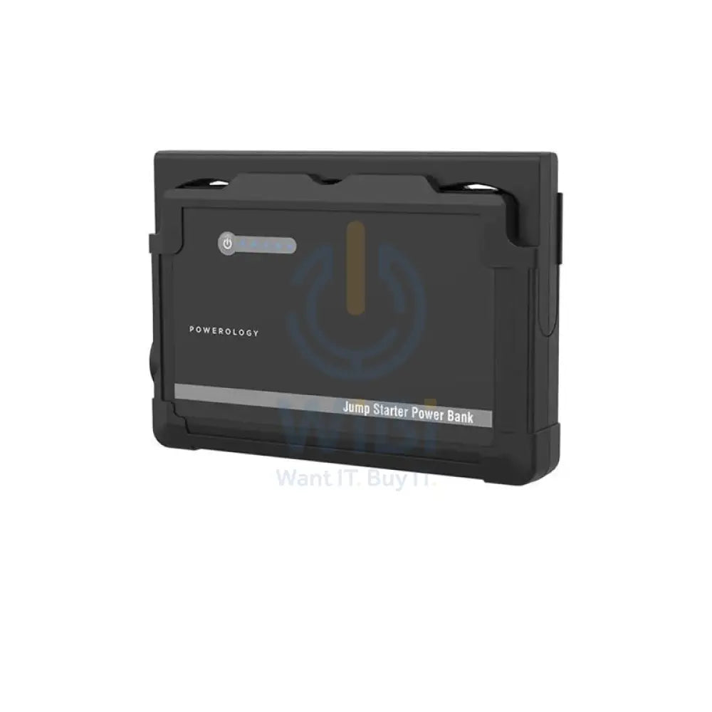 Powerology Multi-Port Jump Starter Power Bank - 25,000mAh / 1000A / Black