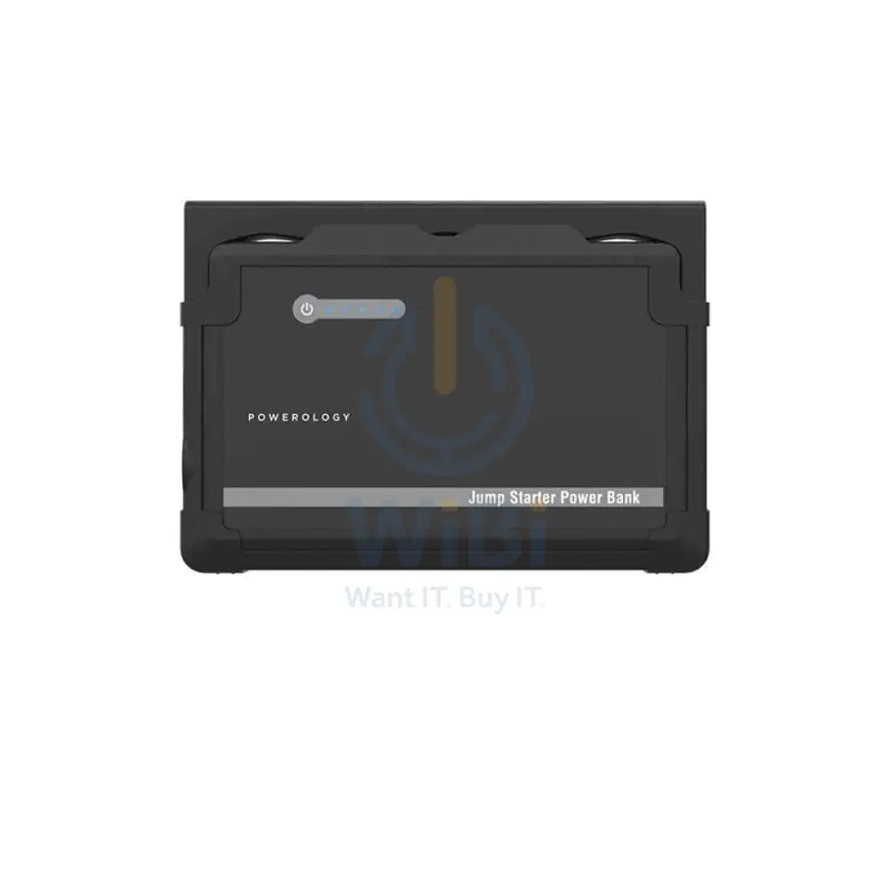 Powerology Multi-Port Jump Starter Power Bank - 25,000mAh / 1000A / Black