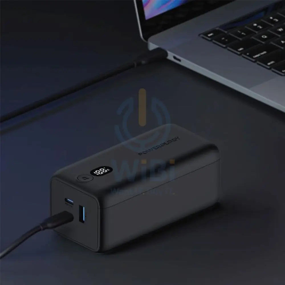 Powerology Onyx Dual USB-C Power Bank - 20000mAh / 65W / Black Accessories > Power Bank