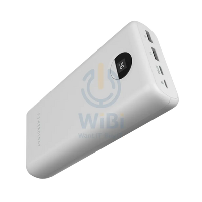 Powerology Portable Power Bank Fast Charging - 30000mAh / 45W / White Accessories > Power Adapters