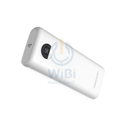 Powerology Power Bank - 20000mAh / USB-A / USB-C / White Accessories > Power Bank