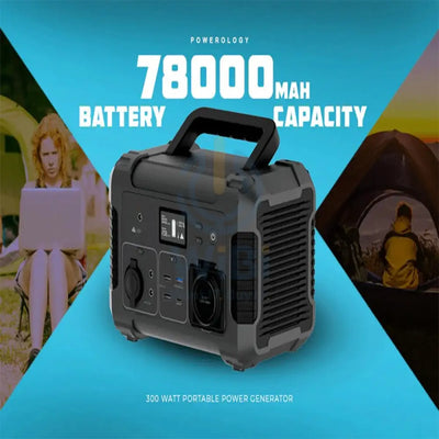Powerology Power Generator - 78000mAh / 300W / Black Accessories > Smart Devices