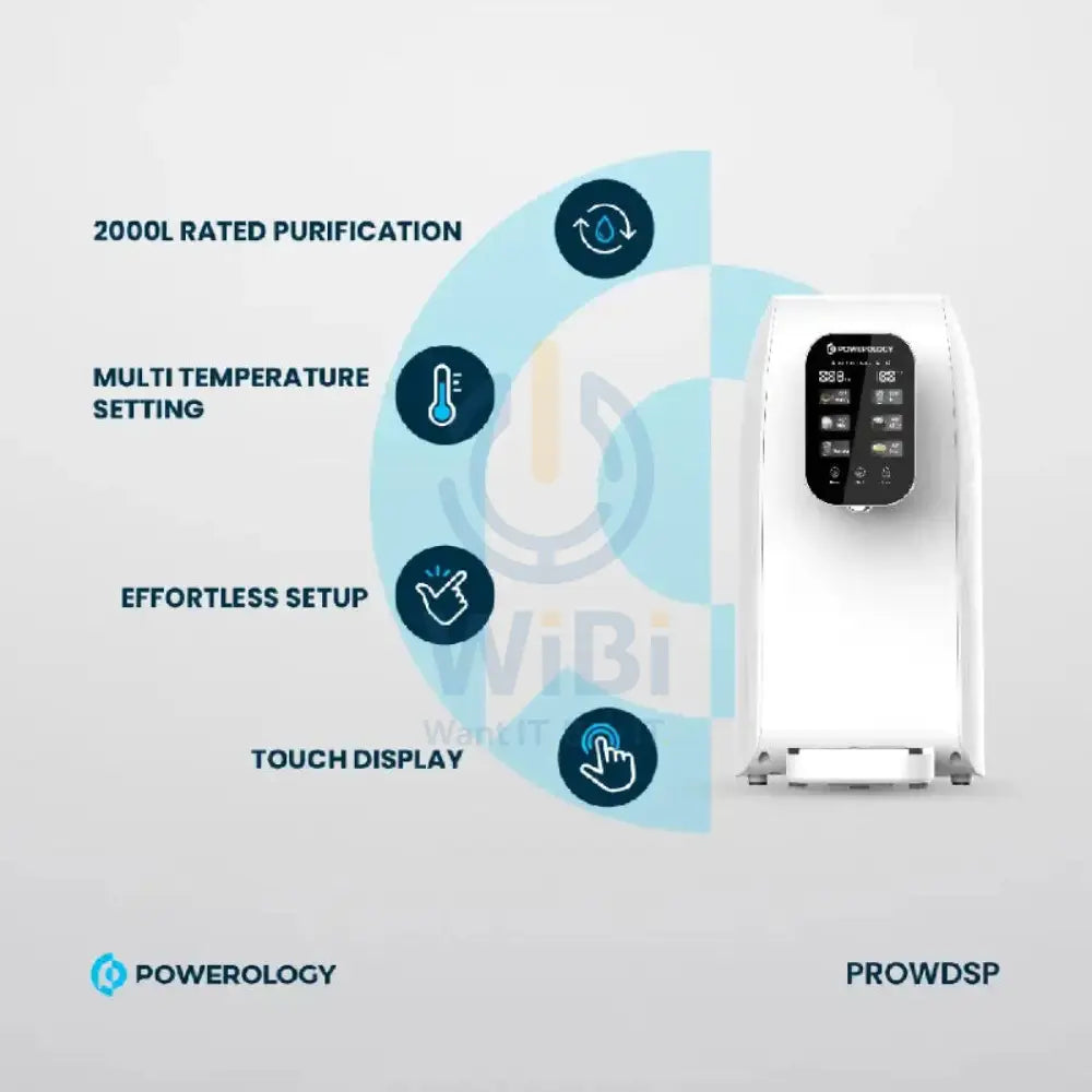 Powerology Reverse Osmosis Water Purifier & Dispenser - 2000W / White Accessories > Smart Devices