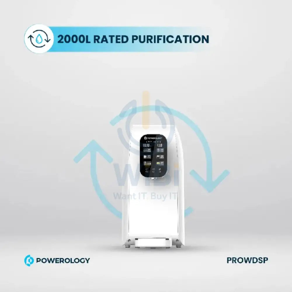 Powerology Reverse Osmosis Water Purifier & Dispenser - 2000W / White Accessories > Smart Devices