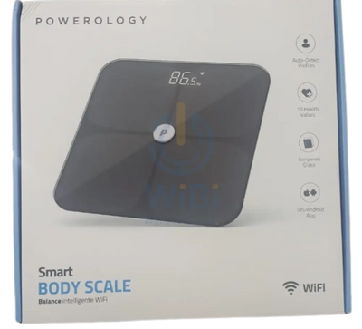 Powerology Smart Body Scale Balance Intelligente WiFi - White Accessories > Smart Devices