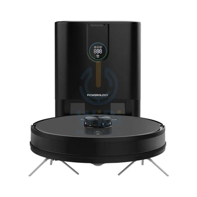 Powerology Smart Station Robot Vacuum & Mop - Black Accessories > Smart Devices