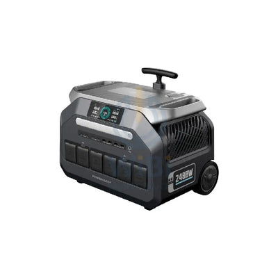 Powerology Solar Input Portable Generator - 600000mAh / Black Accessories > Outdoor & Travel