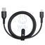 Powerology TPE USB-A To Lightning Data Sync And Charge 1.2m - Black Accessories > Cables & Converters > Cables