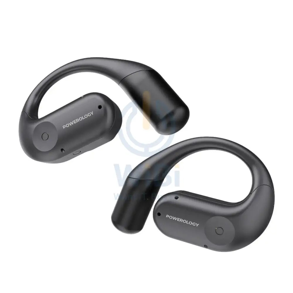 Powerology TWS Earbuds and Charging Case with Display - 60mAh / Type-C - Black Accessories > Audio > Headphones