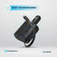 Powerology Type-C Retractable Car Charger - 70W / Black Accessories > Mobiles & Tablets > Mobiles > Car Chargers