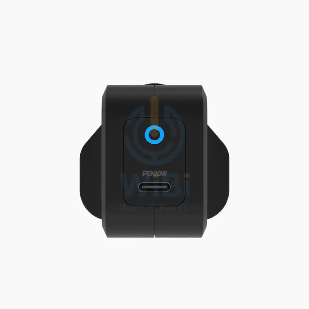 Powerology Ultra-Compact 20W PD GaN Charger - USB-C / 20W / Black