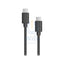 Powerology Ultra-Compact 61W PD GaN Charger With USB-C Cable - USB-C / 61W / Black