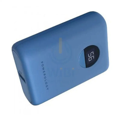 Powerology Ultra-Compact Power Bank - 10,000mAh / USB-C / USB-A / Blue Accessories > Power Bank
