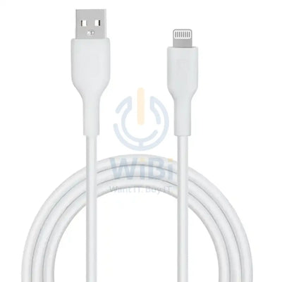 Powerology USB-A To Lightning Data Sync And Charge 1.2m - White Accessories > Cables & Converters > Cables