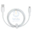 Powerology USB-A To Lightning Data Sync And Charge 1.2m - White Accessories > Cables & Converters > Cables