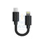 Powerology USB-C to Lightning Connector Cable 0.25m – Black Accessories > Cables & Converters > Cables