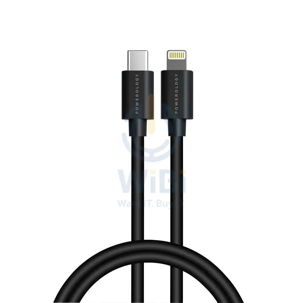 Powerology USB-C to Lightning MFI Cable - 0.9m Accessories > Cables & Converters > Cables