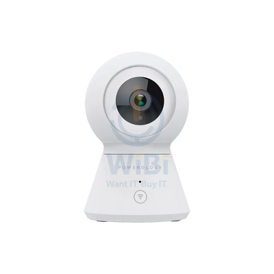 Powerology WiFi Smart Home Camera 360 Horizontal And Vertical Movement - White Cameras > Security Cameras