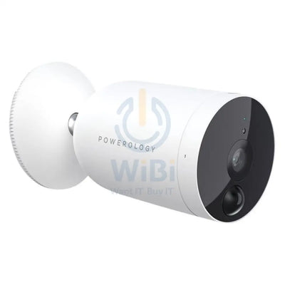 Powerology WiFi Smart Outdoor Wireless Camera - White Cameras > Security Cameras