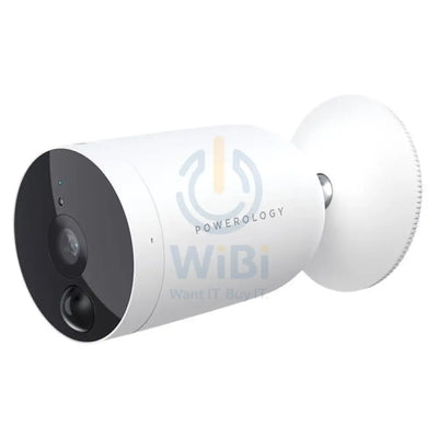 Powerology WiFi Smart Outdoor Wireless Camera - White Cameras > Security Cameras