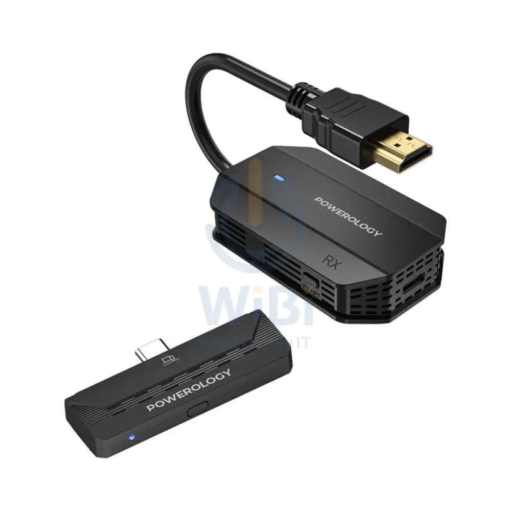 باورولوجي لاسلكي إتش دي إم أي محول الصوت & فيديو  أسود اكسسوارات > كبلات & محولات