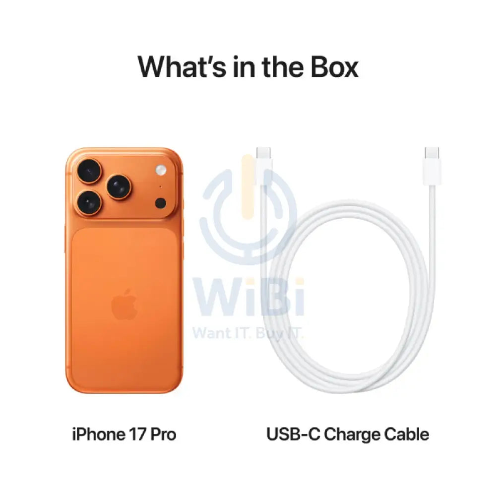 Pre-order Apple iPhone 17 Pro - 256GB / Cosmic Orange / 5G / 6.3’’ Mobiles & Tablets > Mobiles
