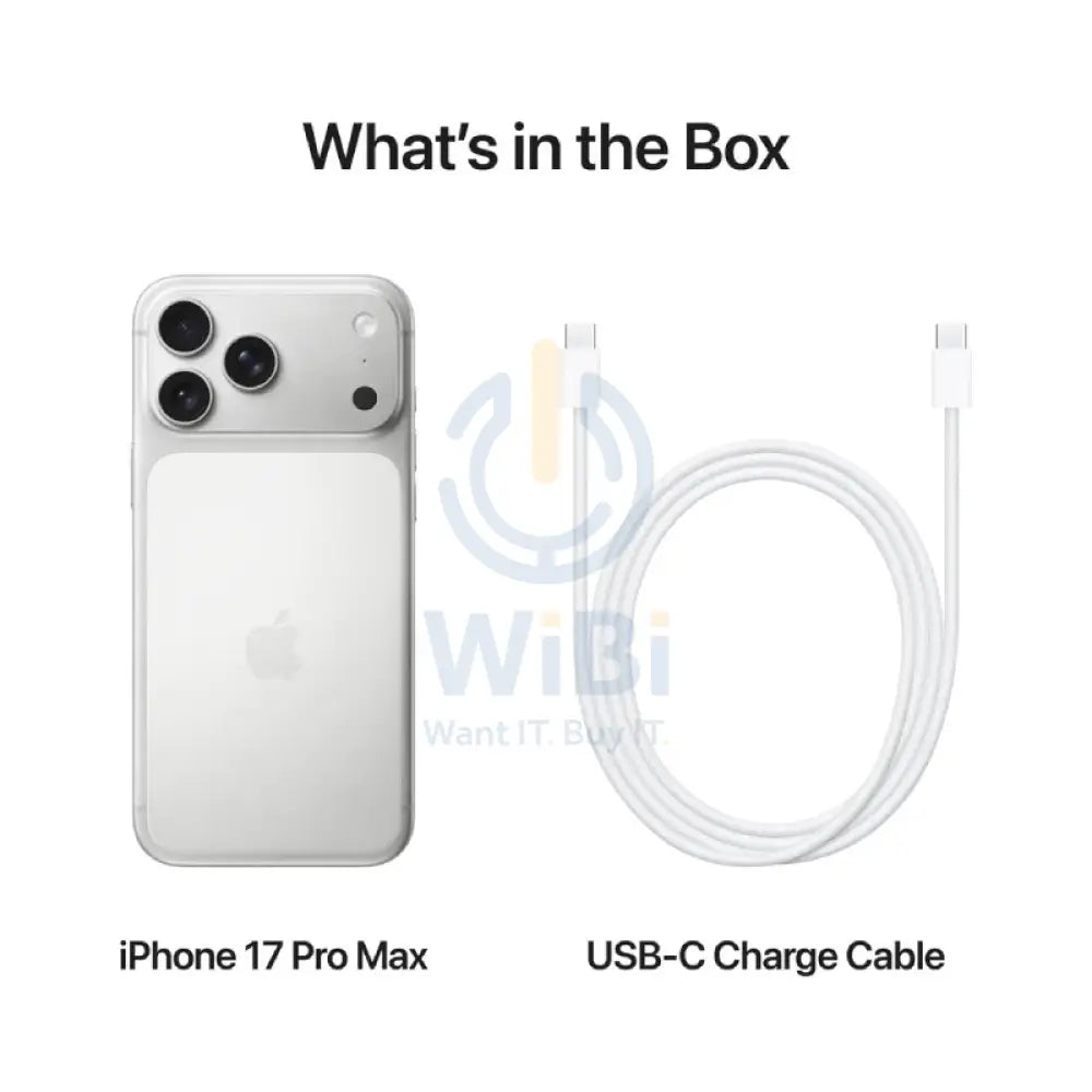 Pre-order Apple iPhone 17 Pro Max - 256GB / Silver / 5G / 6.9’’ Mobiles & Tablets > Mobiles