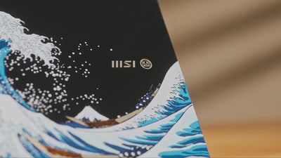 MSI Prestige 13 AI+ Ukiyoe Edition A2VMGجهاز كمبيوتر  شاشة OLED مقاس 13.3 بوصة / ألترا 258V / ذاكرة وصول إس إس دي 32 جيجابايت RAM) سعة 32 جيجابايت  سعة تخزين 1 تيرابايت  إس إس دي NVMe م.2) / نظامهومغيل ويندوز 11 هوم