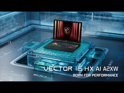 MSI Vector 16 HX AI A2XWIG - 16” QHD+ / Ultra 9 275HX / 32GB / 1TB (NVMe M.2 SSD) / RTX 5080 16GB VGA / Win 11 Home / 2YW / Arb/Eng / Cosmos Gray - Gaming Laptop
