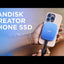 SanDisk Creator Phone MagSafe SSD - 2TB / Up to 1000MB/s / USB-C 3.2 Gen 2 / External SSD (Solid State Drive)