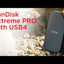 SanDisk Extreme PRO with USB4 Portable SSD - 4TB / USB-C (USB4 Gen 3x2) / Up to 3800 MB/s / External SSD (Solid State Drive)