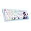 Redragon Antonium Pro Blue TKL Noise Dampened Mechanical Keyboard - Anime Blue