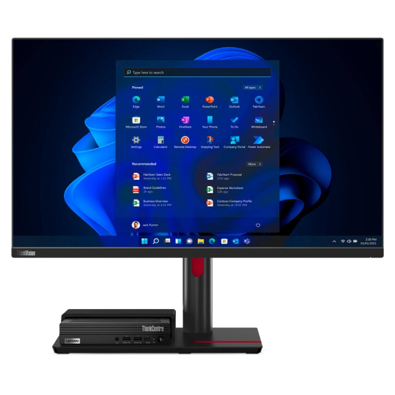 Lenovo ThinkCentre TIO Flex 27i - 27" FHD / Non-Touch / 4ms / HDMI/VGA/USB3.2 - Monitor