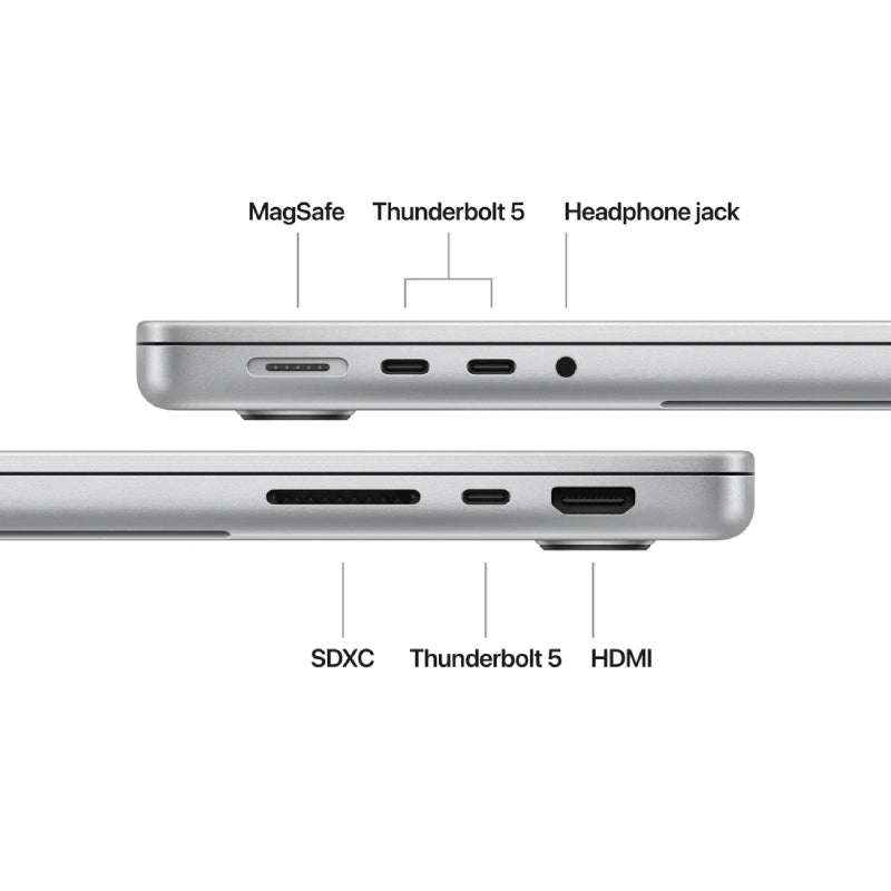 Apple MacBook Pro - 14.2" / M4 Pro / 14-Core CPU / 20-Core GPU / 24GB RAM / 1TB SSD / Silver / 1YW