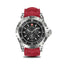 Swiss Military Dom 2 Silver Frame Red Silicon Strap - Smart Watch