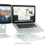 قاعدة راين ديزاين راين ديزاين mStand360 لابتوب حامل واط دوارة - فضي اكسسوارات  أخرى > الأجهزة الطرفية