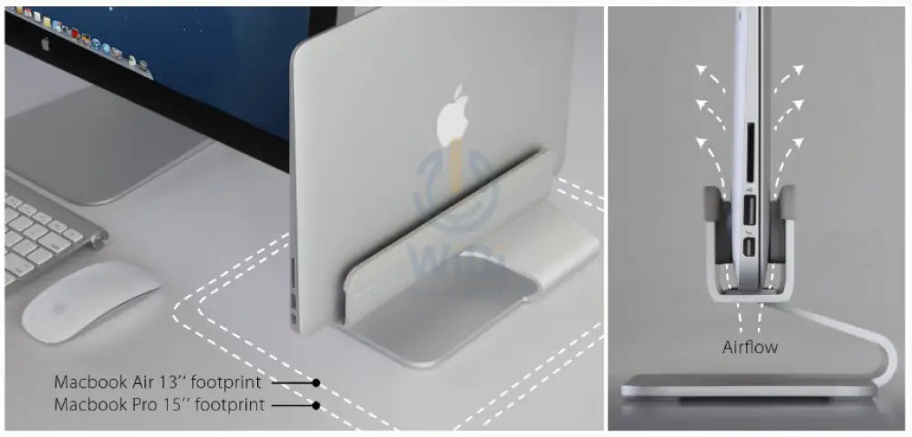 Rain Design mTower Vertical Laptop Stand - Space Grey Accessories > Other Peripherals