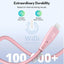 RAVPOWER 1m Type-C to Lightning Cable - Nylon Pink Accessories > Cables & Converters > Cables