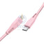 RAVPOWER 1m Type-C to Lightning Cable - Nylon Pink Accessories > Cables & Converters > Cables