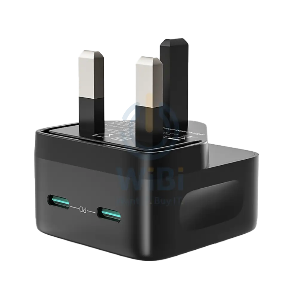 RavPower 2-Port USB-C PD 35W Wall Charger - Black Accessories > Power Adapters