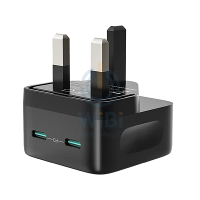 RavPower 2-Port USB-C PD 35W Wall Charger - Black Accessories > Power Adapters