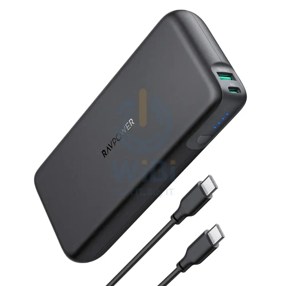 Ravpower 20000mAh PD Pioneer 60W 2-Port Power Bank - Black Accessories > Power Adapters
