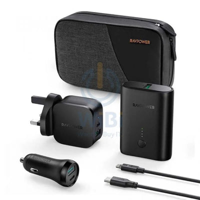 RavPower 5-in-1 PD Pioneer Power Bank Combo RP-PB200 - Black Accessories > Power Adapters