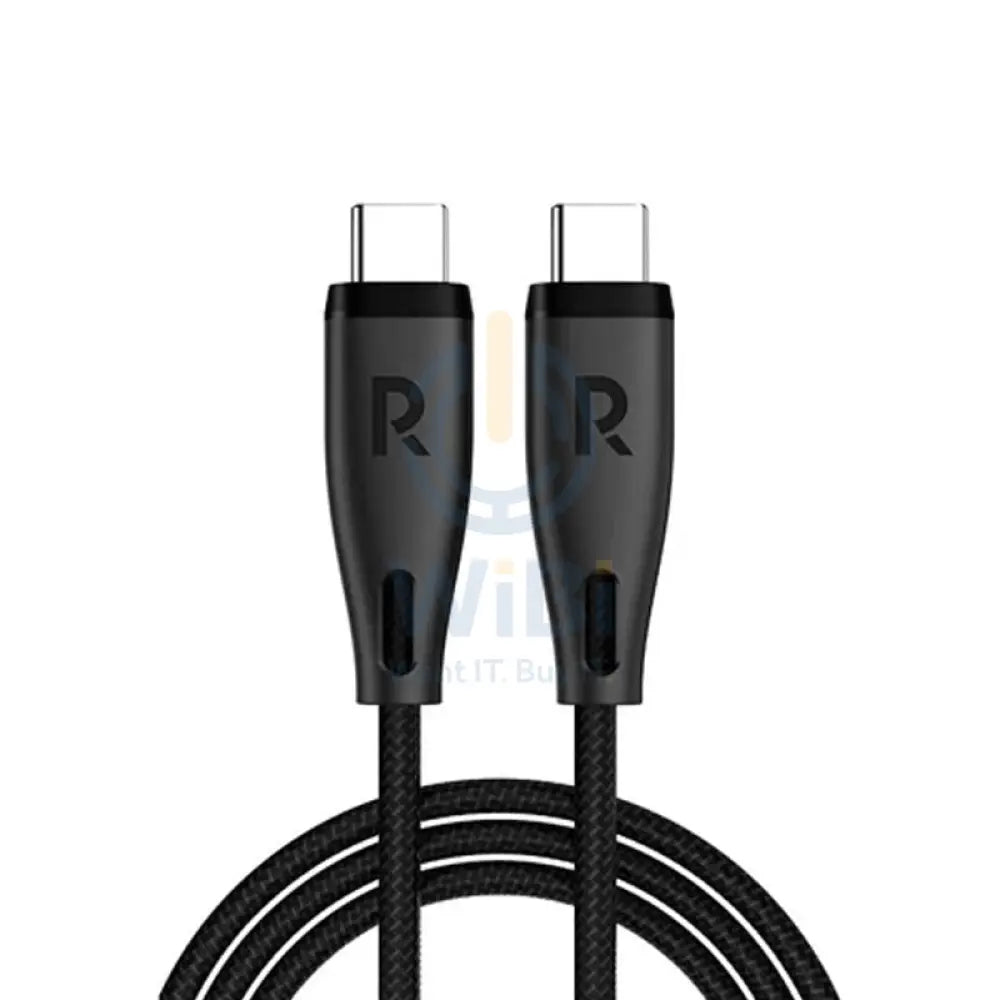 RAVPower معدن نايلون مادة نايلون  كابل  1.2 م / 60 وات / 480 ميجابت في الثانية / يو اس بي- أسود اكسسوارات  كبلات  محولات