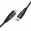 RAVPower Nylon Braided Type-C to Lightning Cable 1.2m - Black Accessories > Cables & Converters > Cables