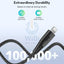 RAVPower Nylon Braided Type-C to Lightning Cable 1.2m - Black Accessories > Cables & Converters > Cables