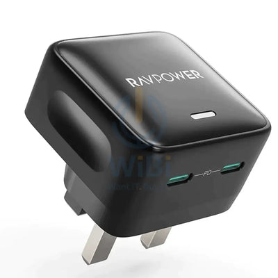 RAVPower PC1031 PD Pioneer 35W 2-Port Wall Charger Accessories > Power Adapters