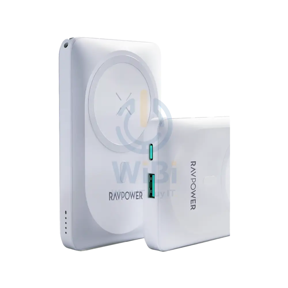 بنك راف باور PD 20W 20W 10000 مللي امبير مغناطيسي لاسلكي طاقة - بنك أبيض اكسسوارات > طاقة محولات